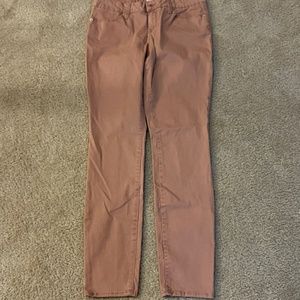 Pink Womens Jeggings